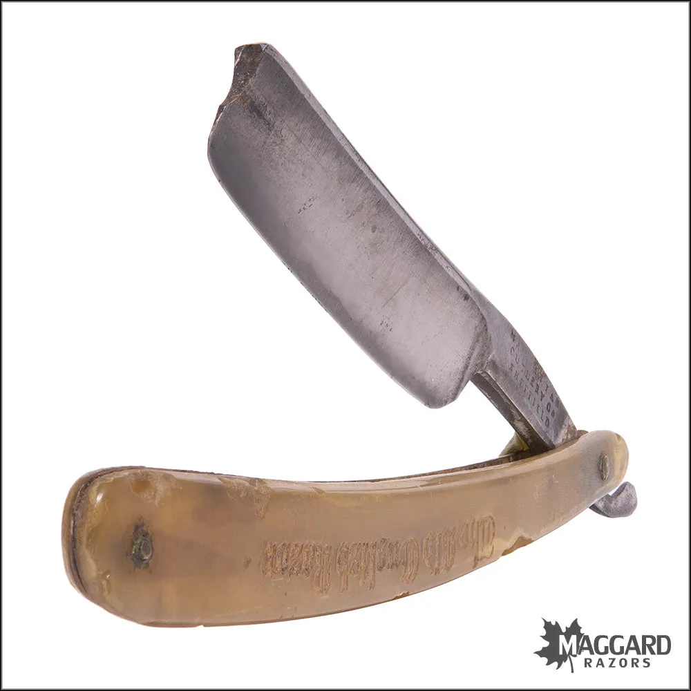 #1117 Vintage Straight Razor - Manhattan Cutlery 6/8