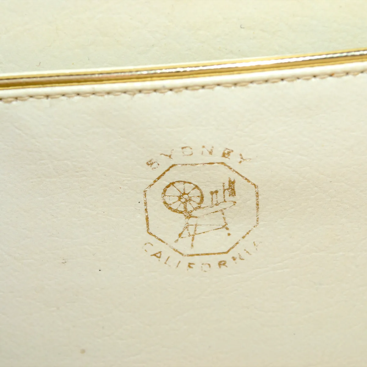 1950s Sydney California Brown Lizard Leather Handbag