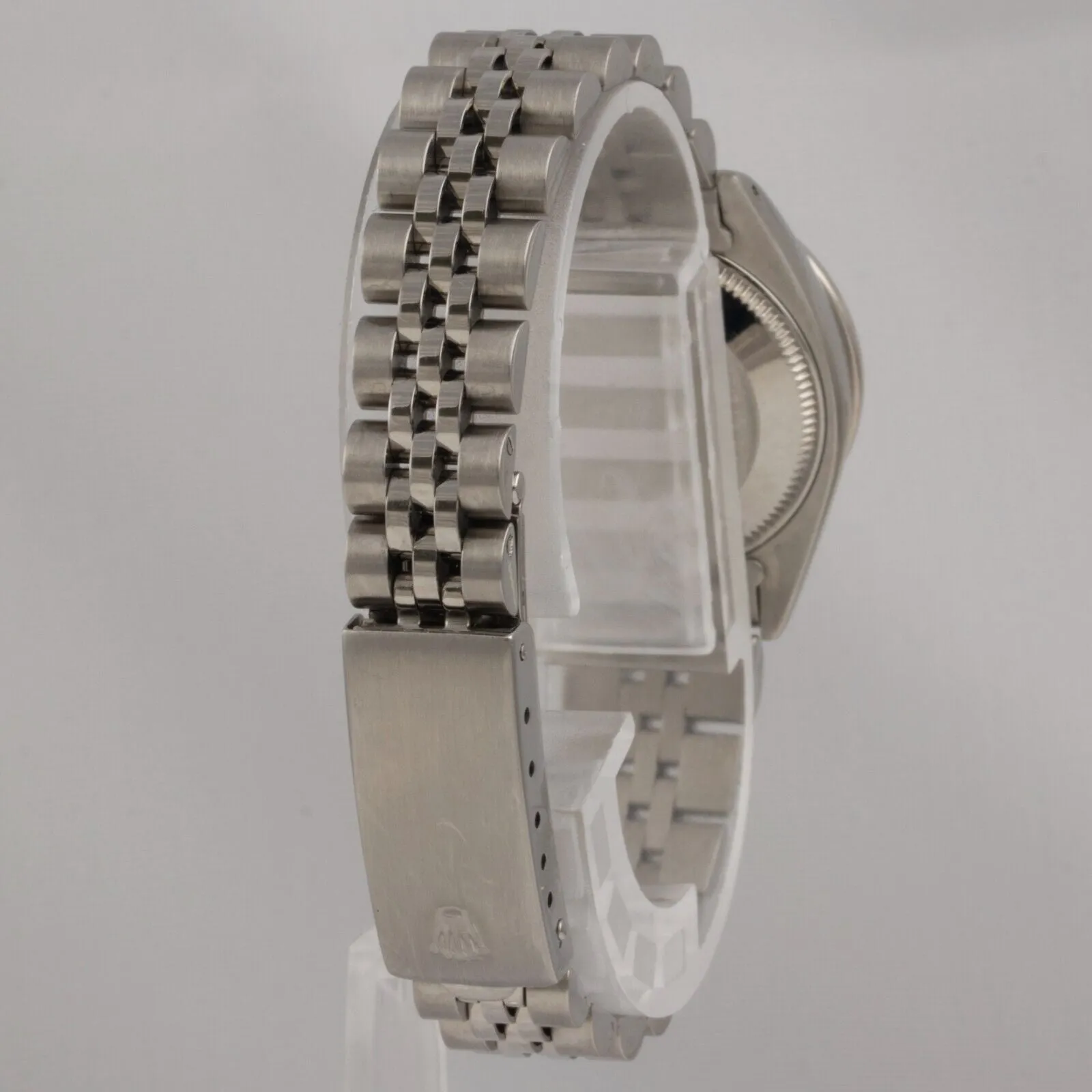 1978 Rolex Datejust 6916 Stainless Steel Green Emerald Diamond 26mm Ladies Watch