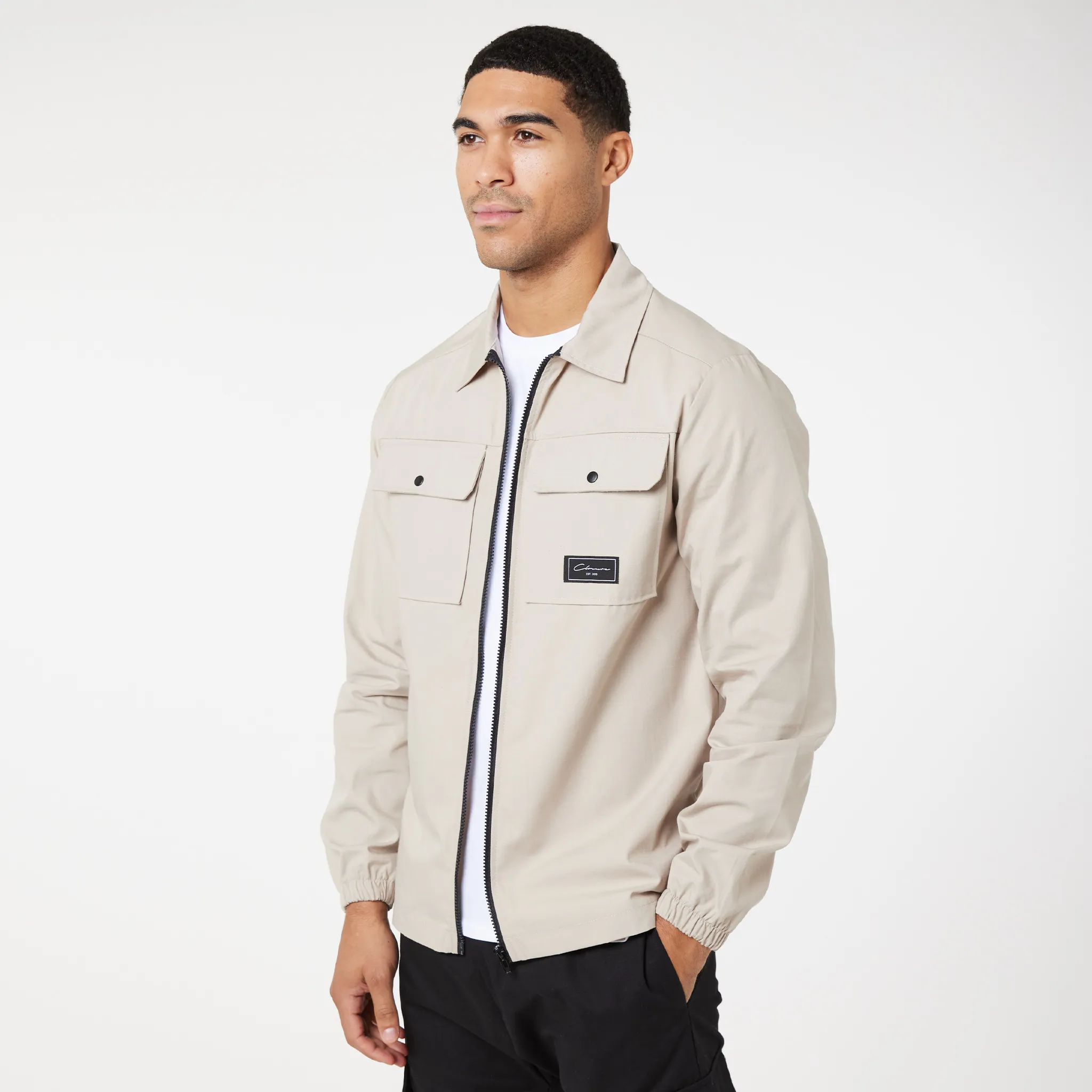 2-Pack Utility Overshirts | Greige / Olive