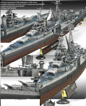 Academy Ships 1/350 USS Indianapolis CA35 Heavy Cruiser Kit