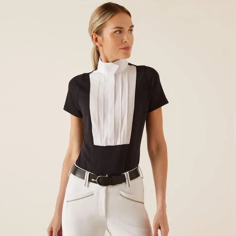 Ariat luxe show shirt for ladies short sleeves