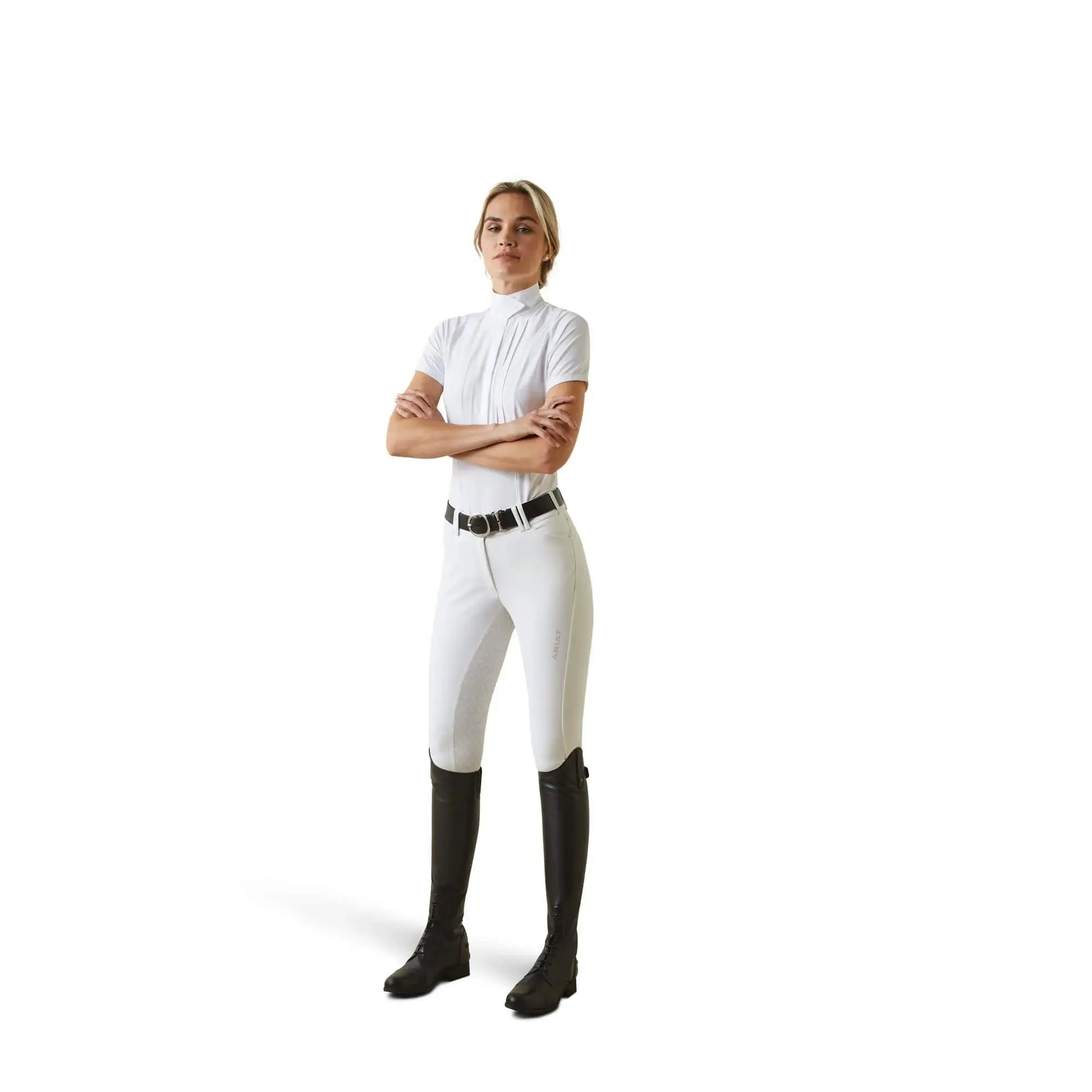 Ariat luxe show shirt for ladies short sleeves