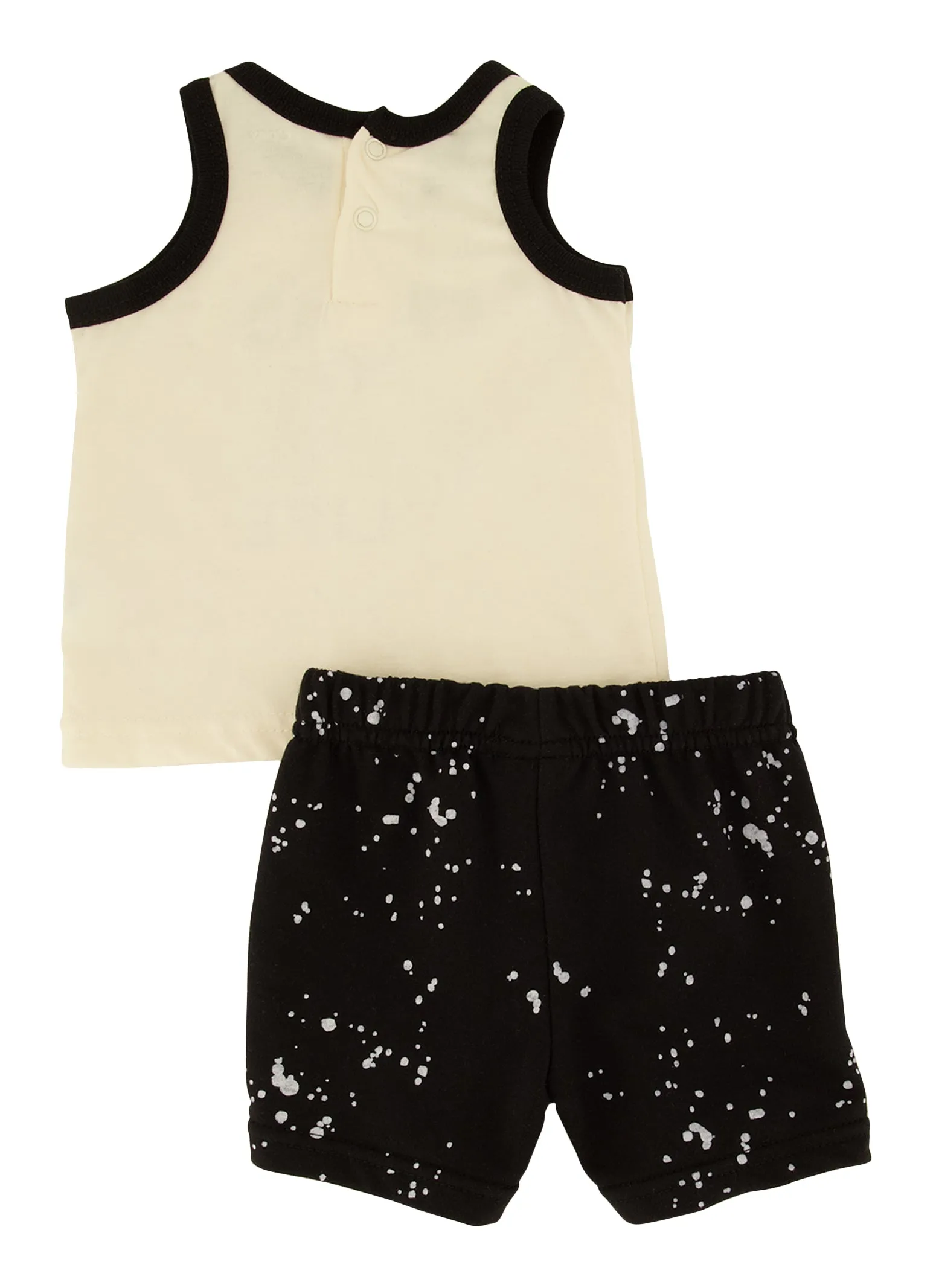 Baby Boys 0-9M Living My Best Life Graphic Tank Top and Shorts