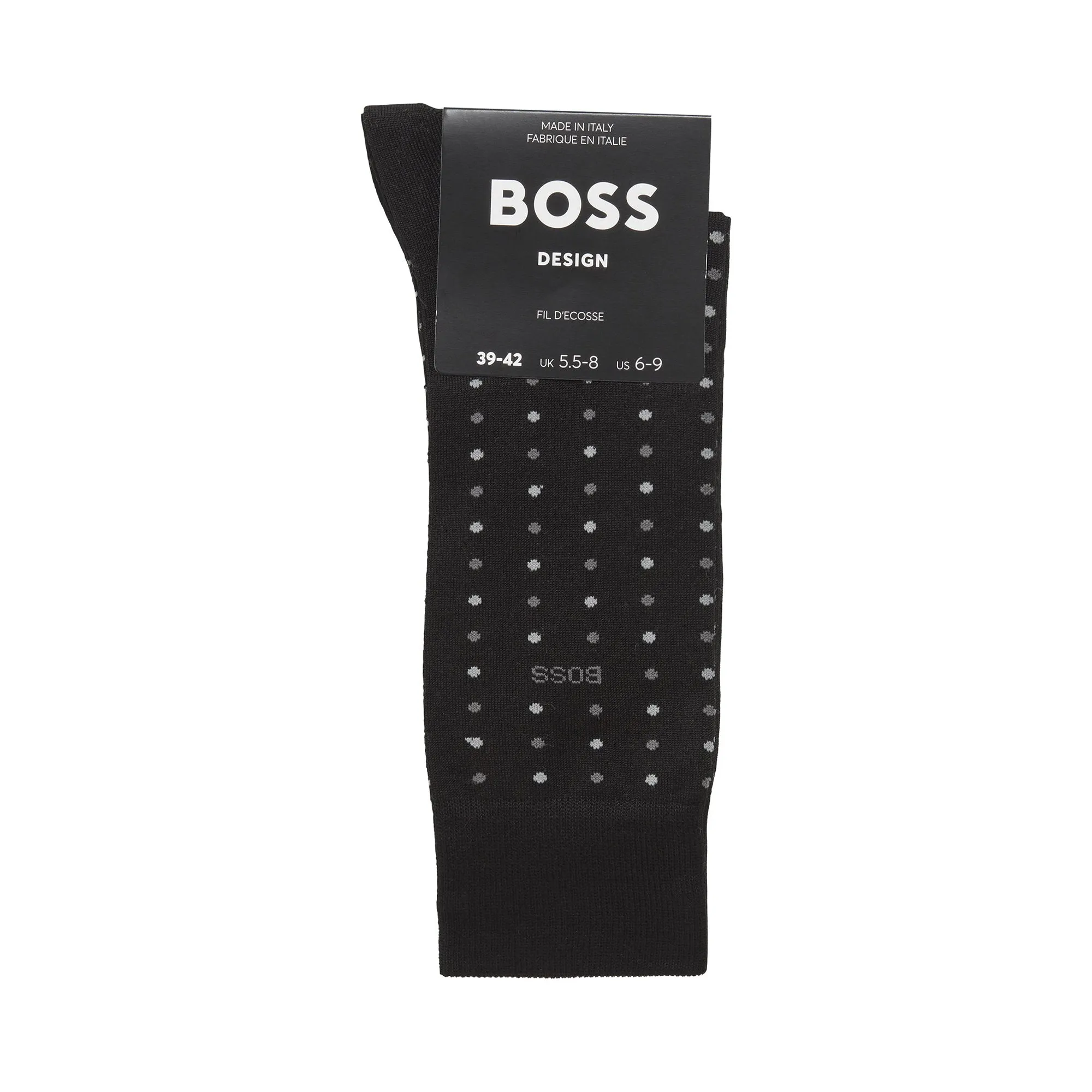 BOSS 2 Pair Mini Pattern Crew Socks