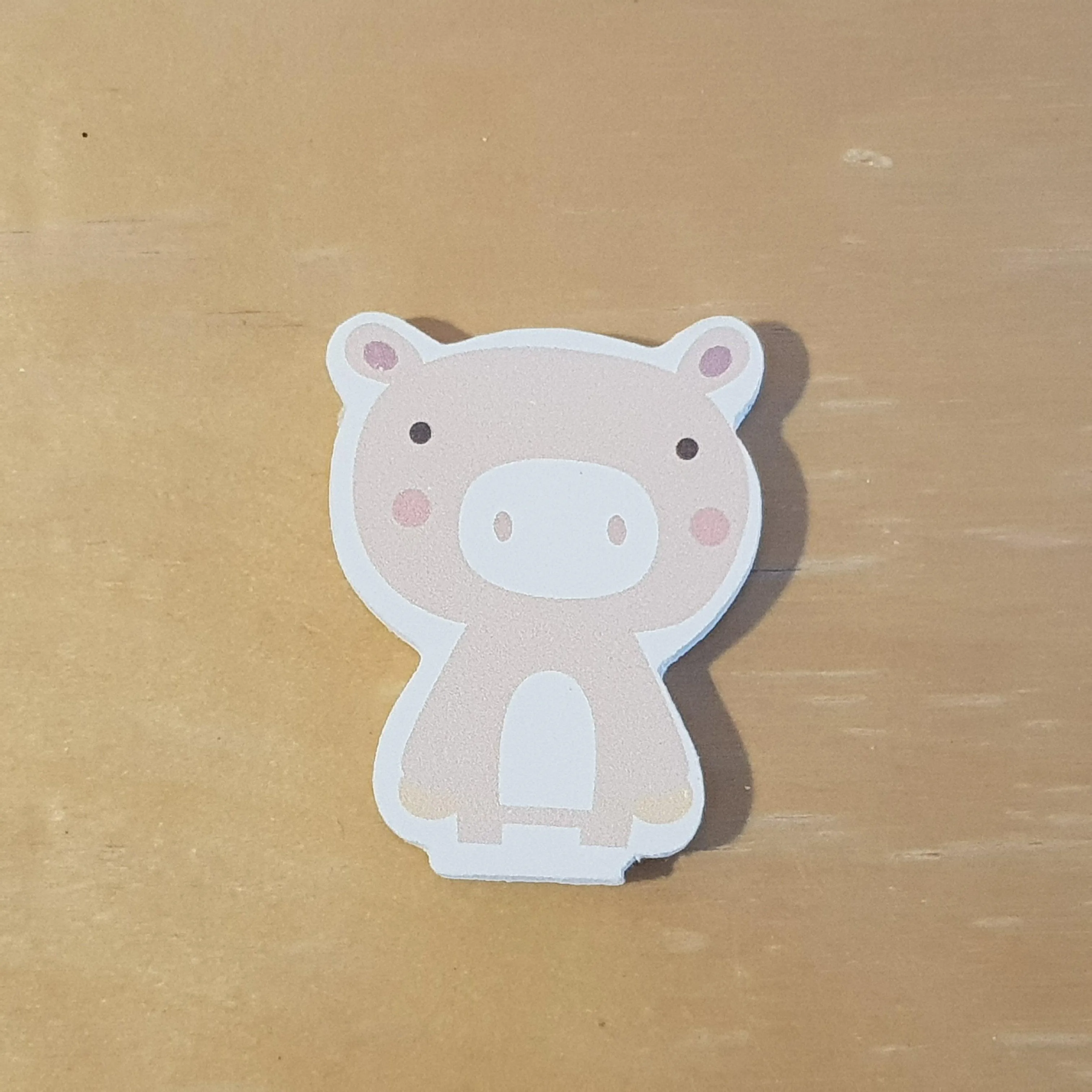 C&F Wooden Little Piglet Character
