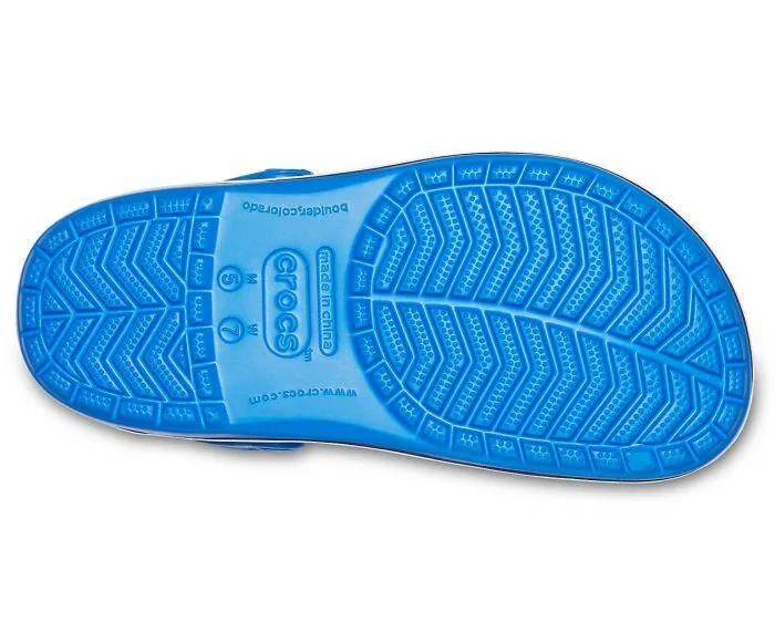 Crocband Printed Bright Cobalt/Army Green Unisex Clog-205834-4JU