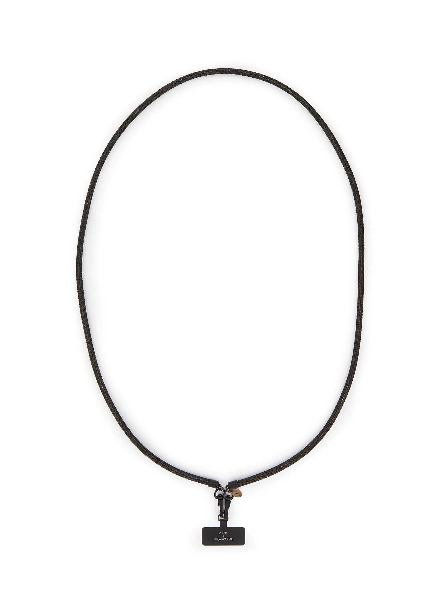 CRYSTAL PHONE STRAP BLACK ( PRE- ORDER)