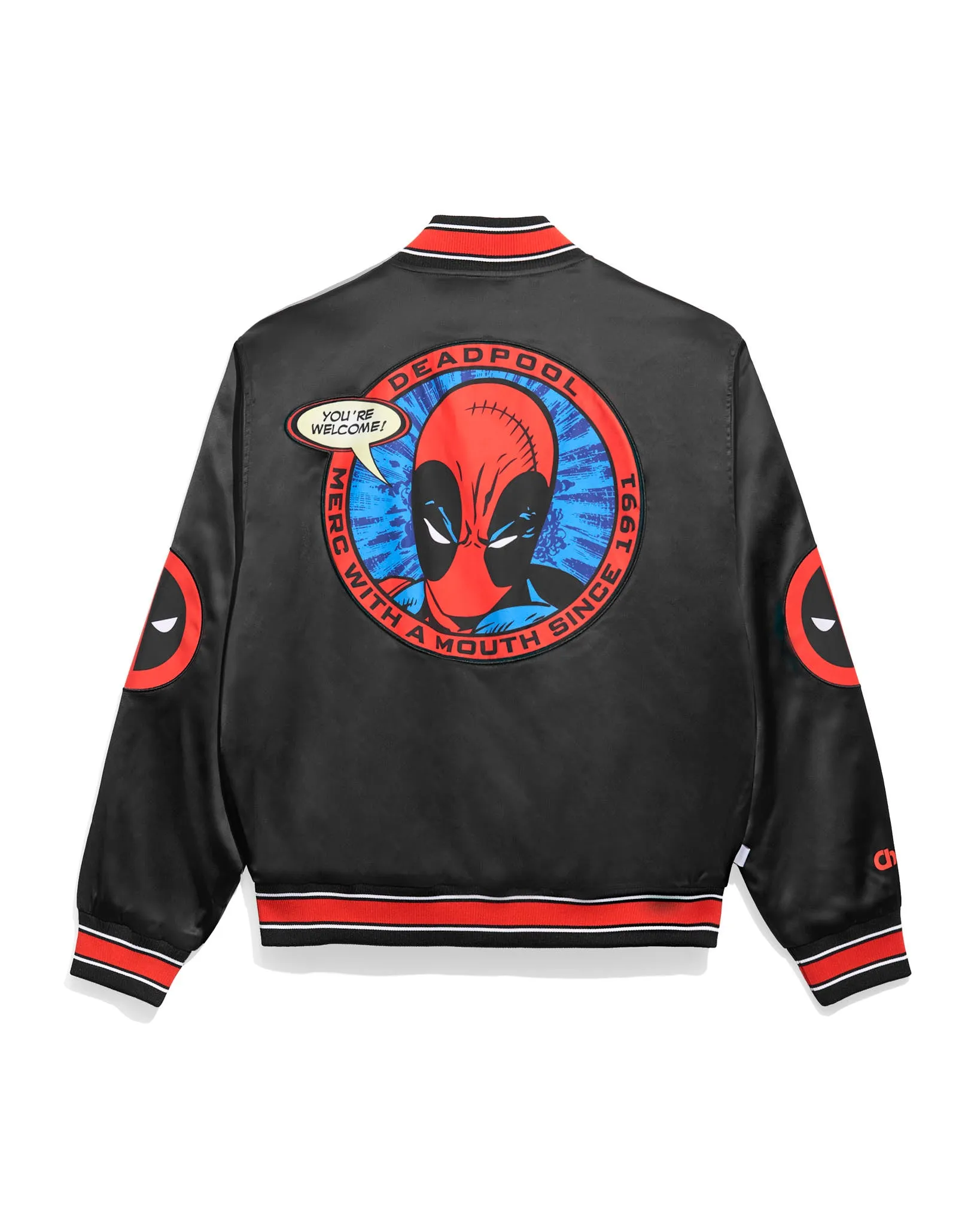 Deadpool Quilted Satin Jacket