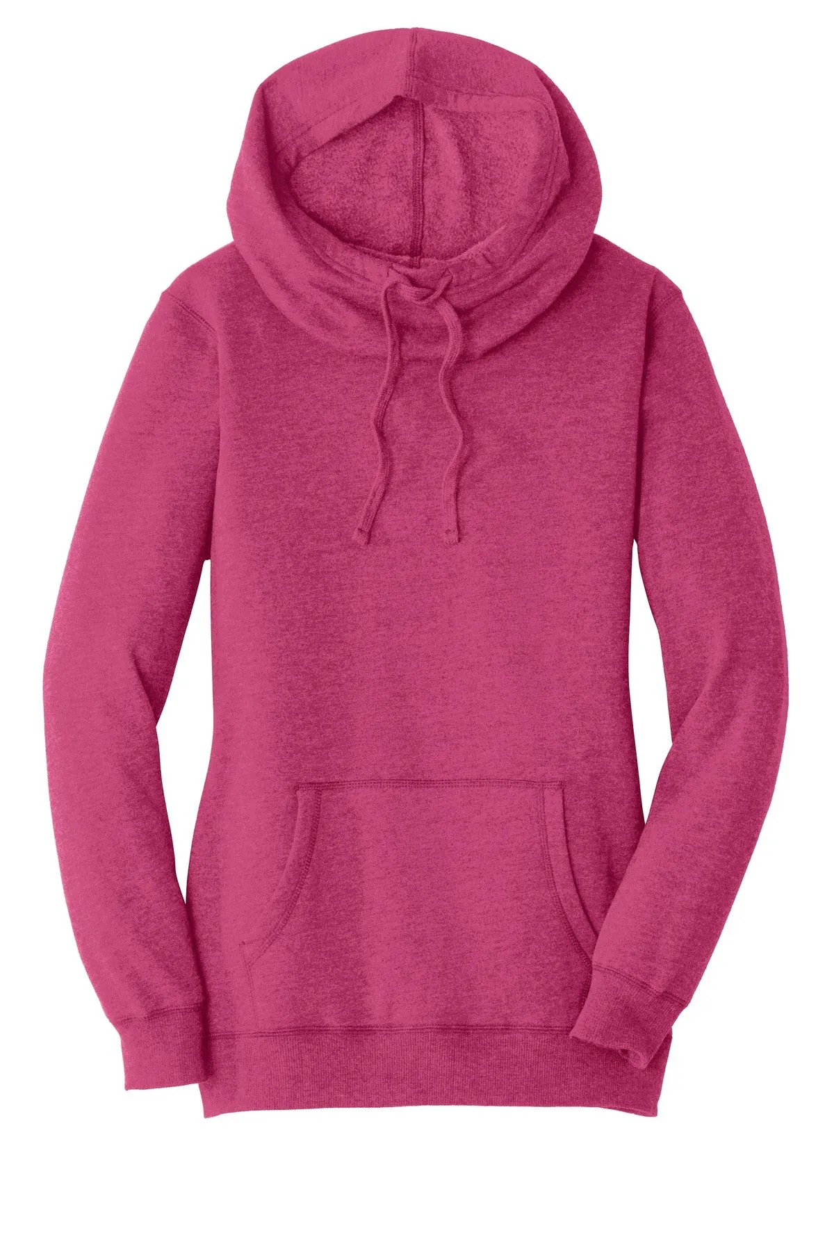 District Women's Lightweight Fleece Hoodie. DM493