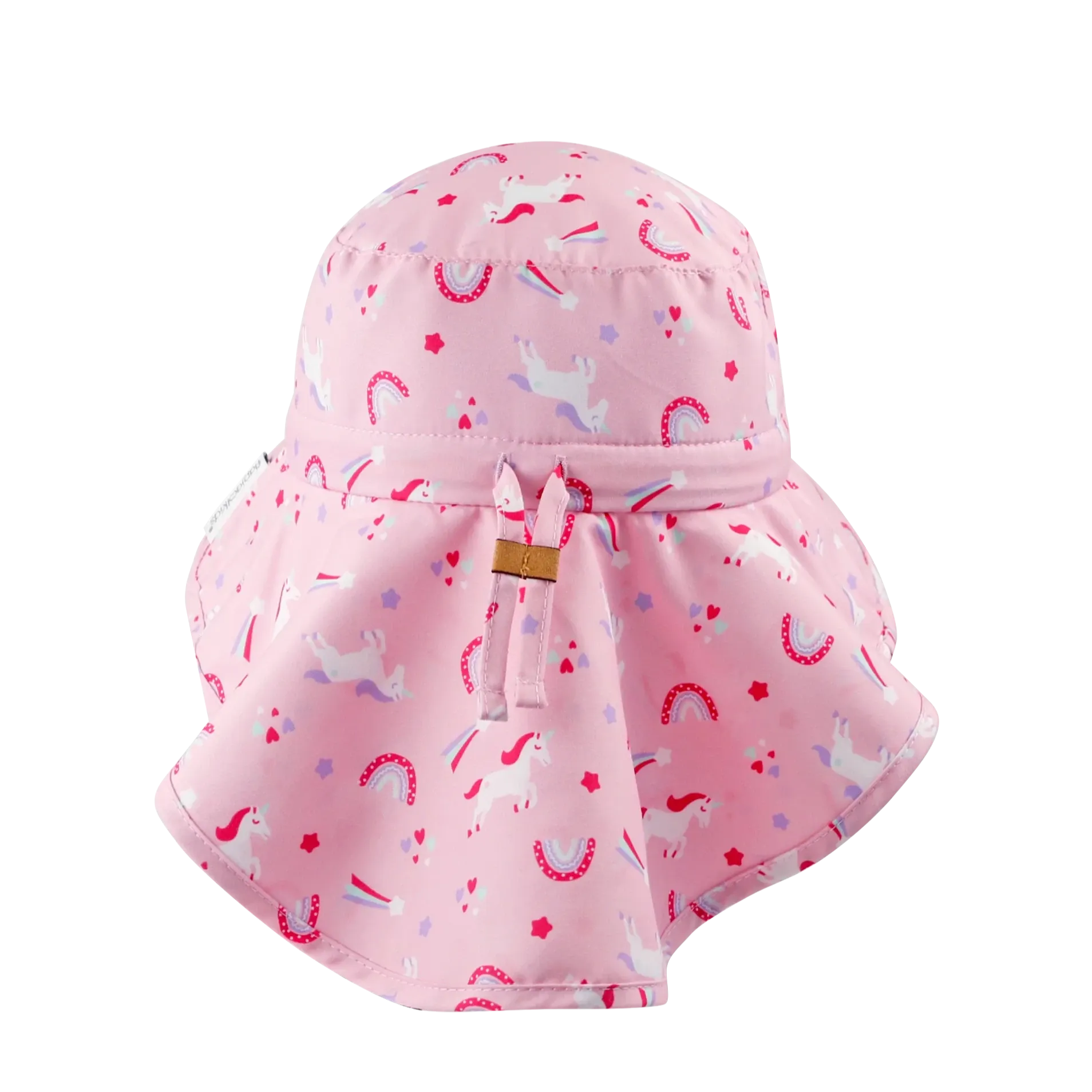 FlapJackKids Kids UPF50  Sun Hat with Neck Cape - Unicorn