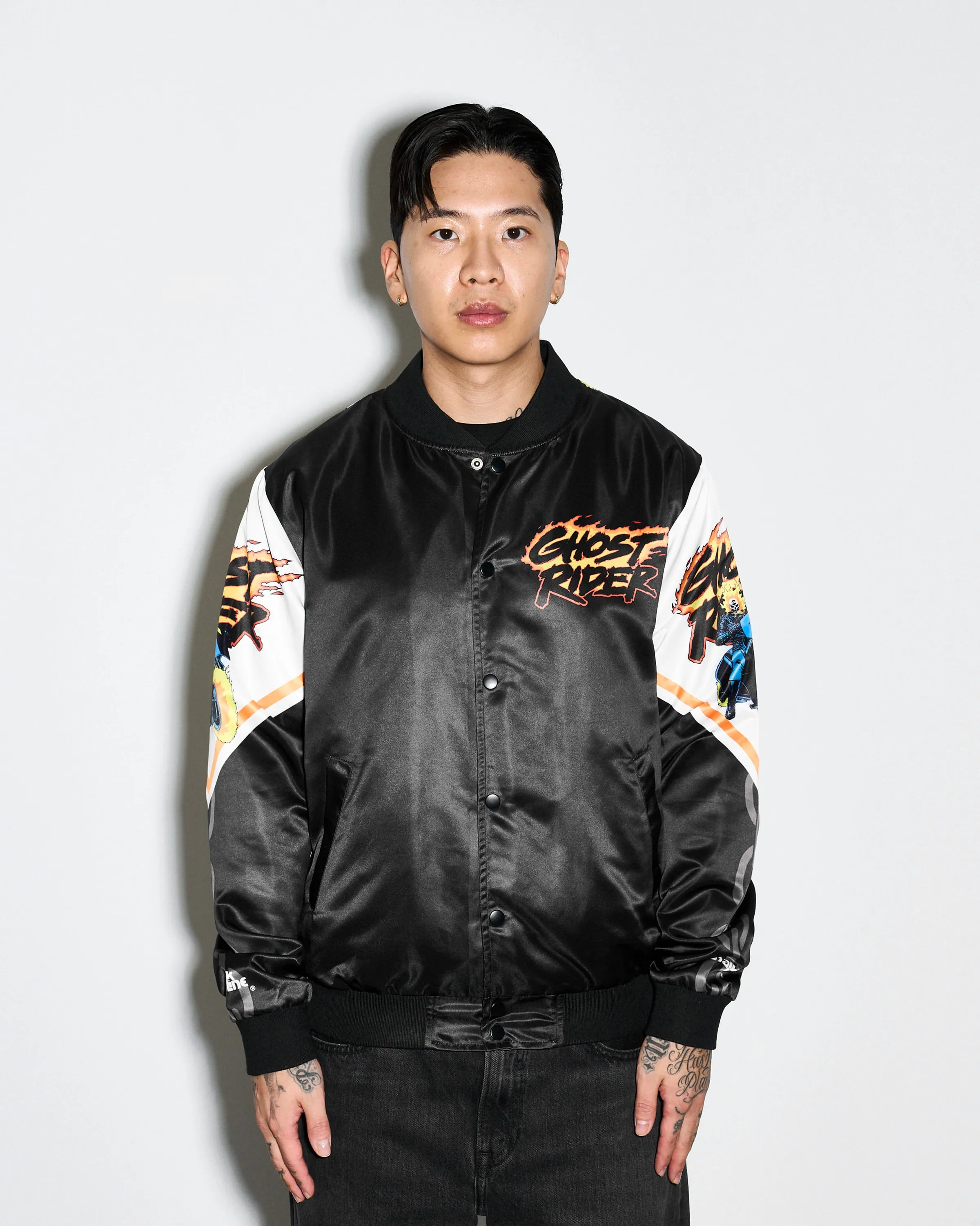 Ghost Rider Fanimation Satin Jacket