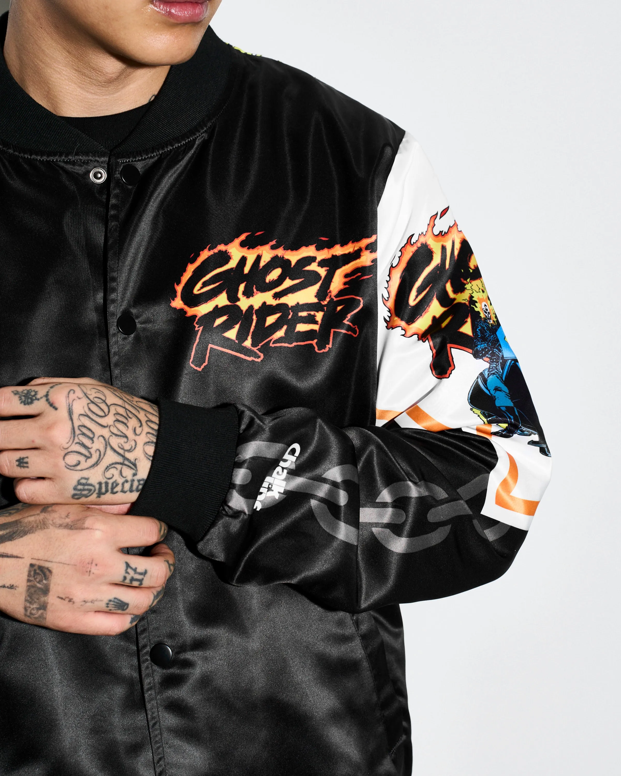 Ghost Rider Fanimation Satin Jacket