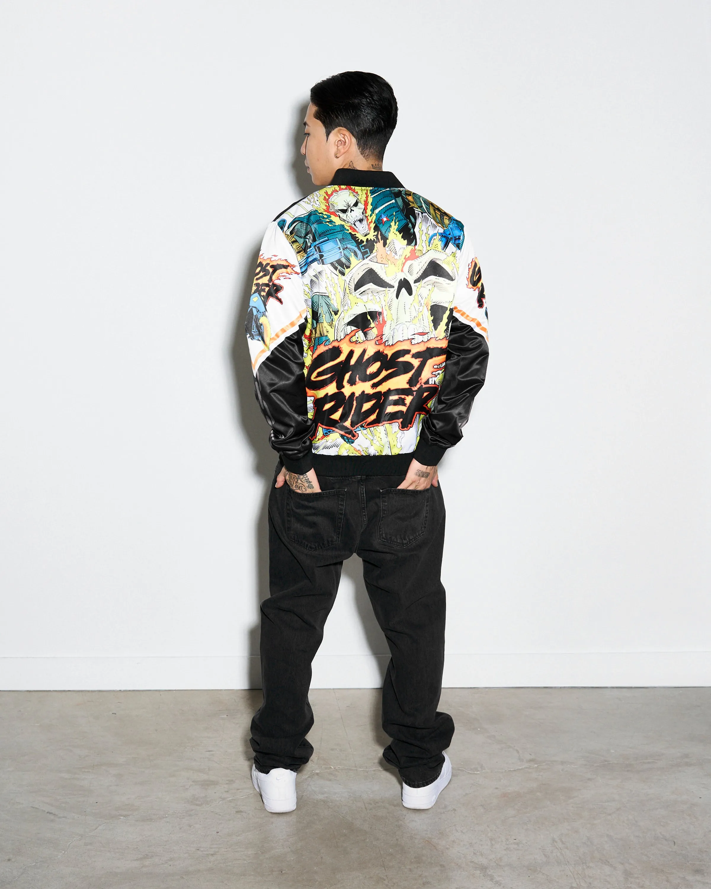 Ghost Rider Fanimation Satin Jacket