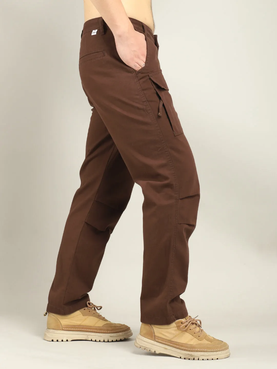 Glory Dark Brown Multi Pocket Cargo