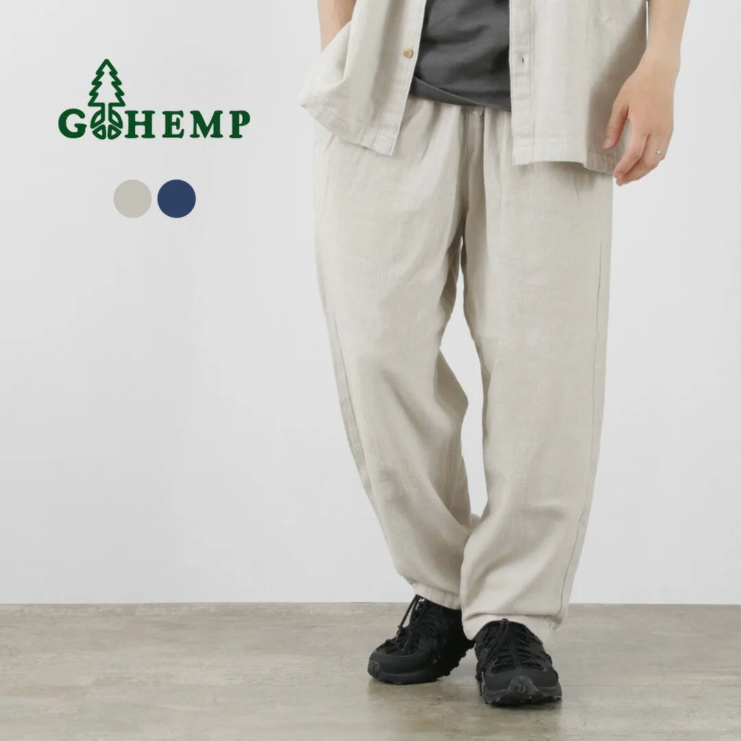 GOHEMP / Greenhill Pants Hemp Cotton Broken Twill