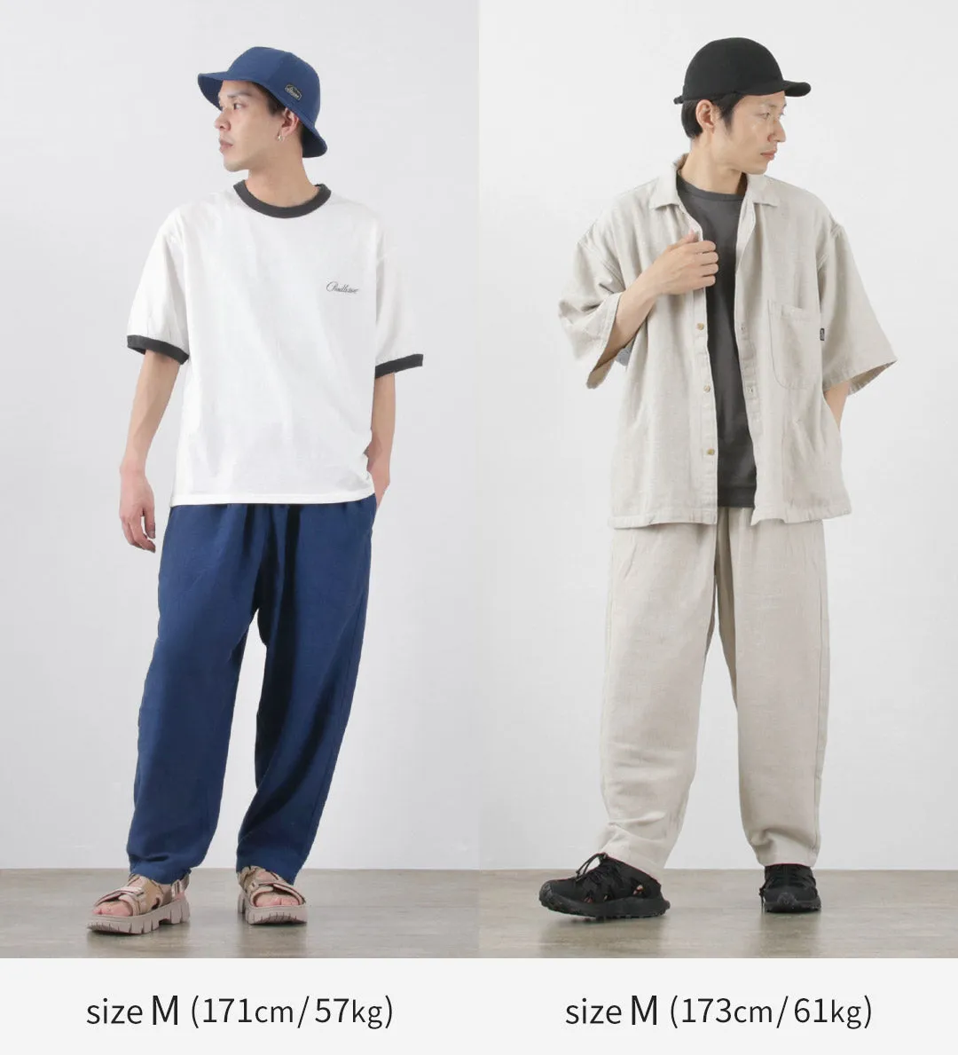 GOHEMP / Greenhill Pants Hemp Cotton Broken Twill