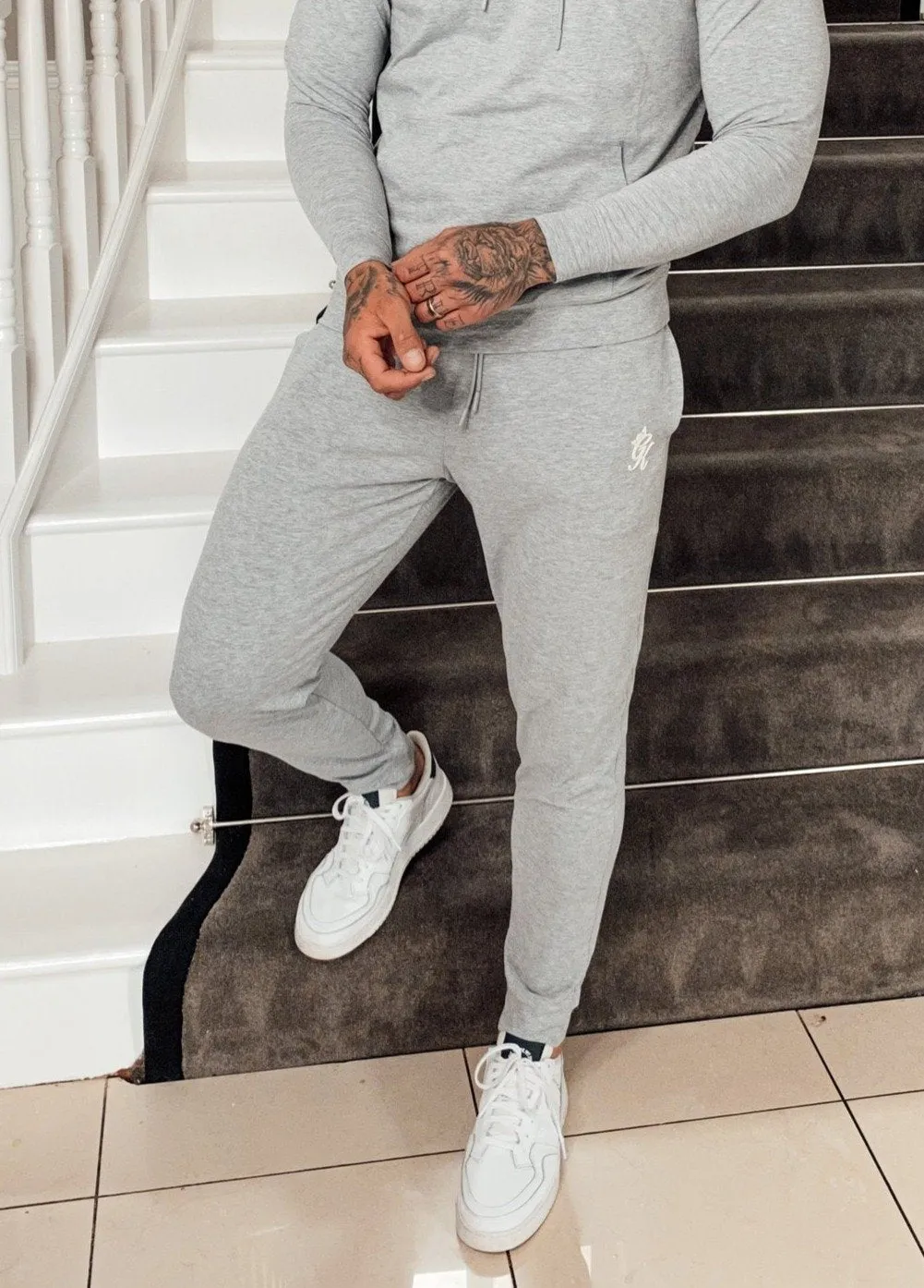Gym King Lightweight Lounge Jogger - Grey Marl