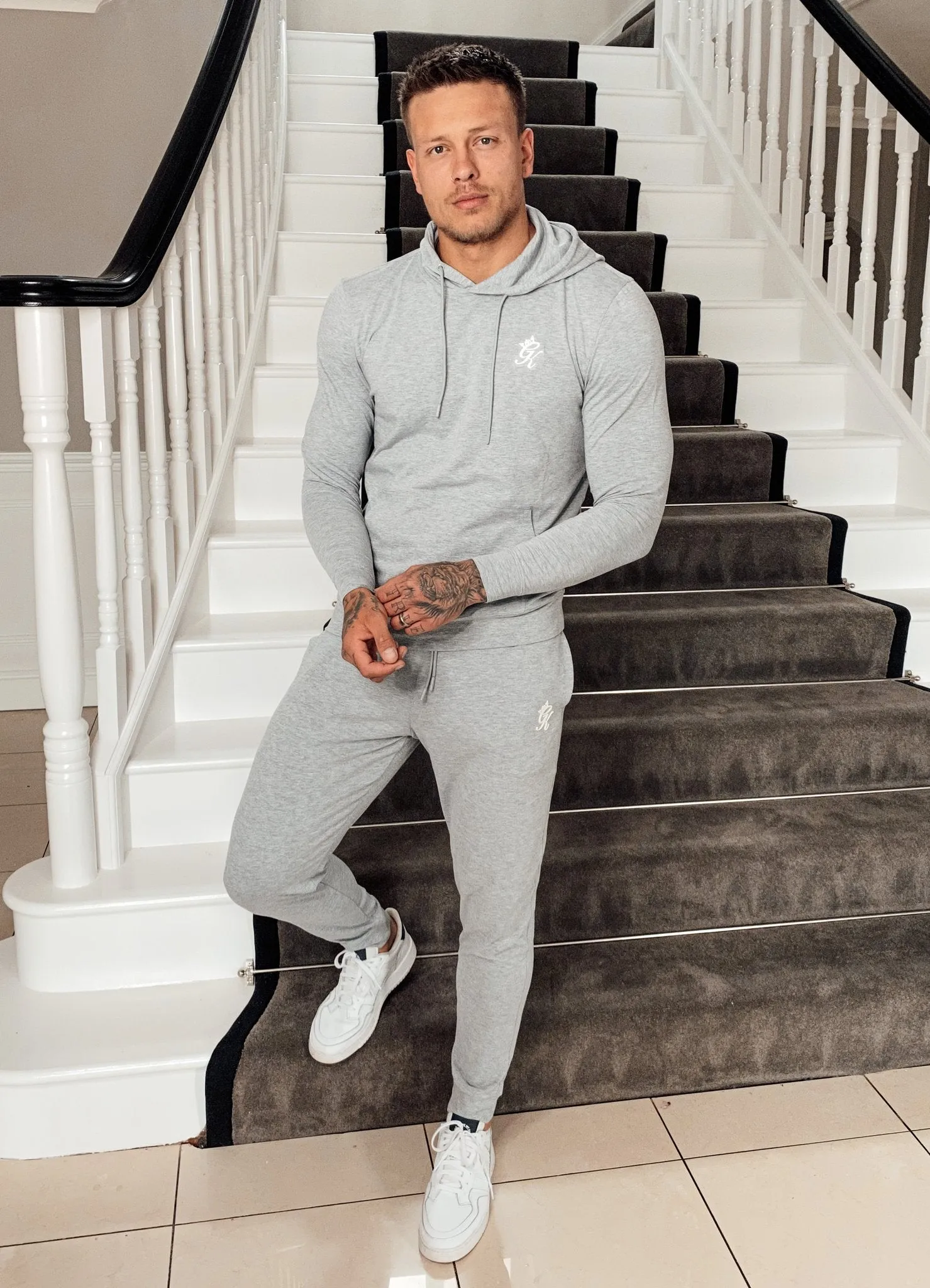 Gym King Lightweight Lounge Jogger - Grey Marl