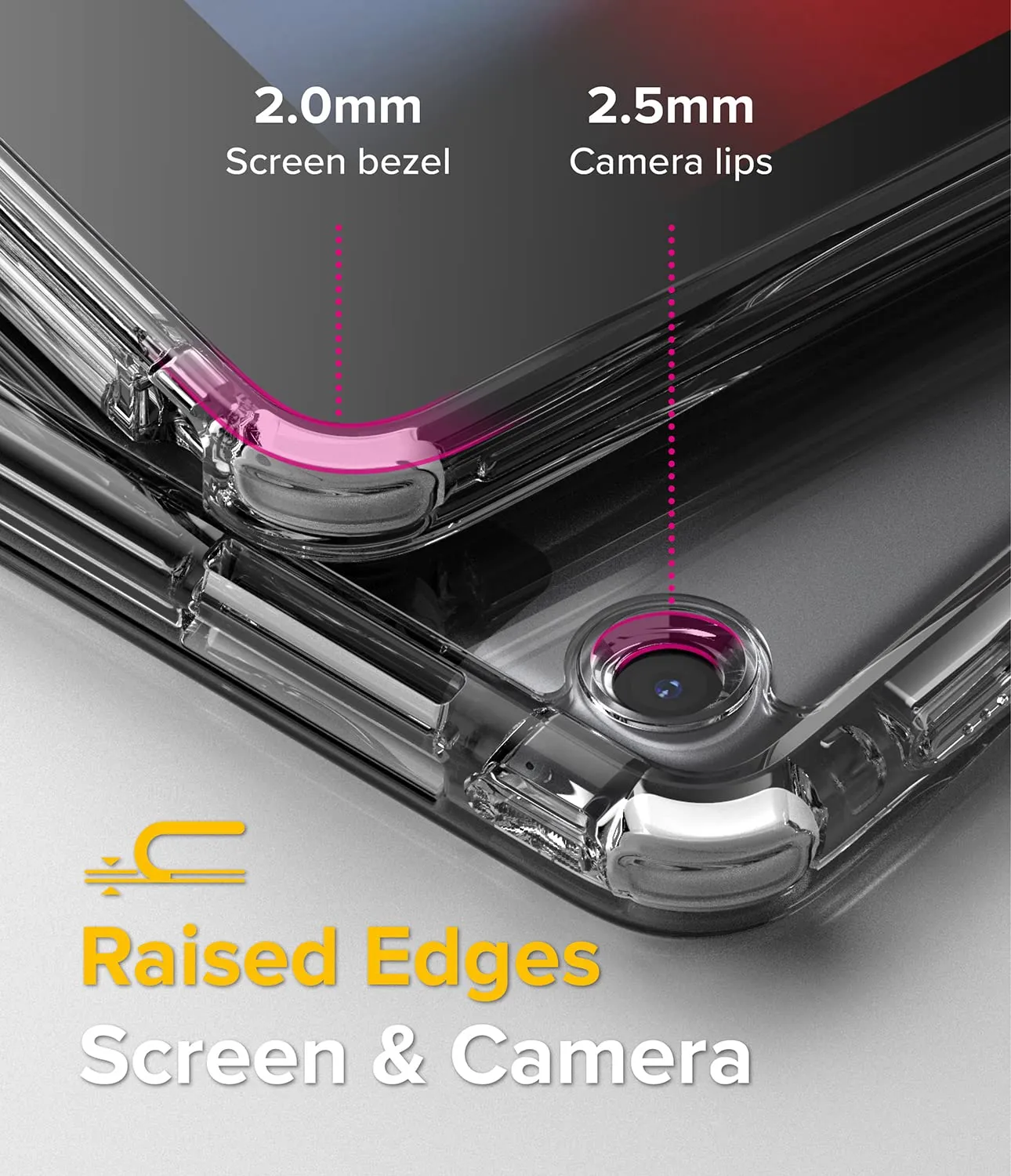 iPad 9th Generation (10.2 inch, 2021)/iPad 8th/7th Gen Back Cover Case | Fusion - White & Black