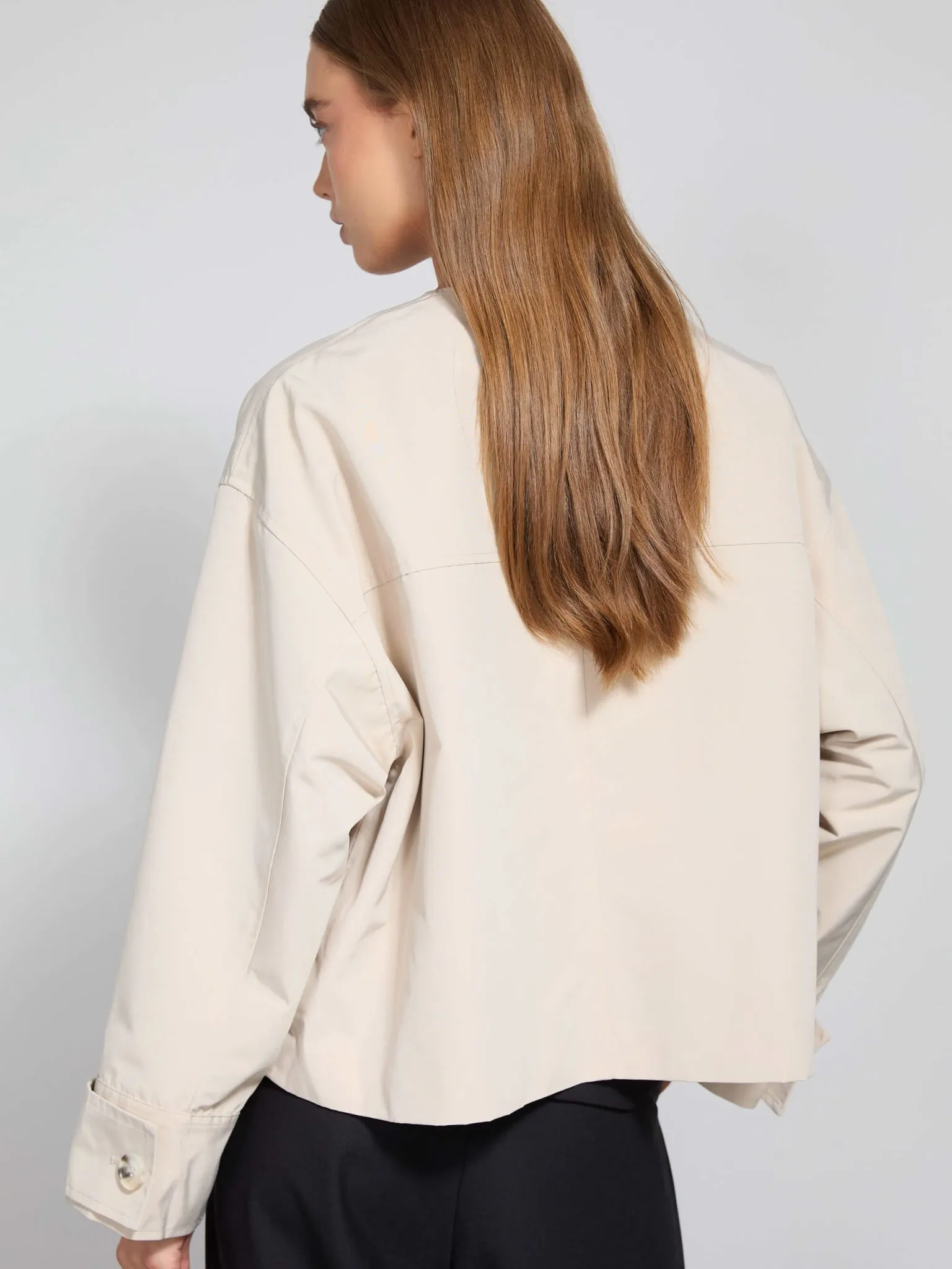 KARO JACKET - BEIGE
