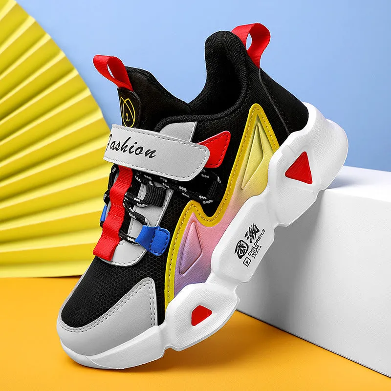 Leather Little Girls and Boys Running Shoes