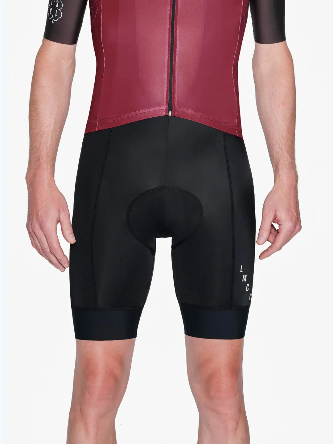 LMCC - Cycling Jersey - Deep Red   Bib Shorts - Bundle