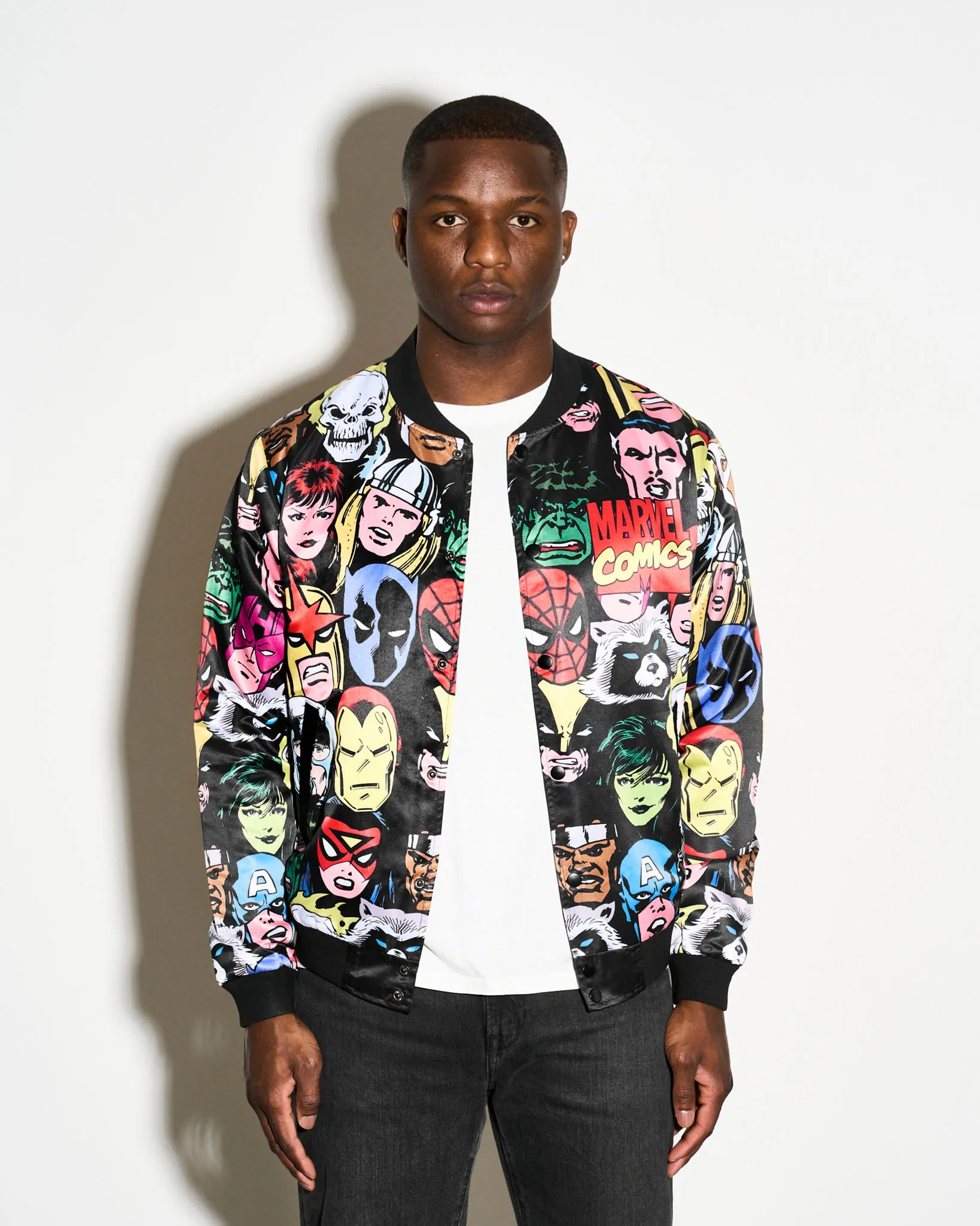 Marvel Comics Heroes Heads Fanimation Jacket