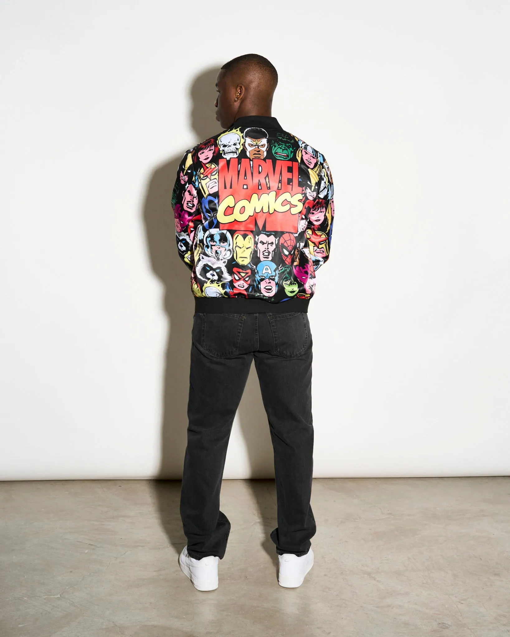 Marvel Comics Heroes Heads Fanimation Jacket