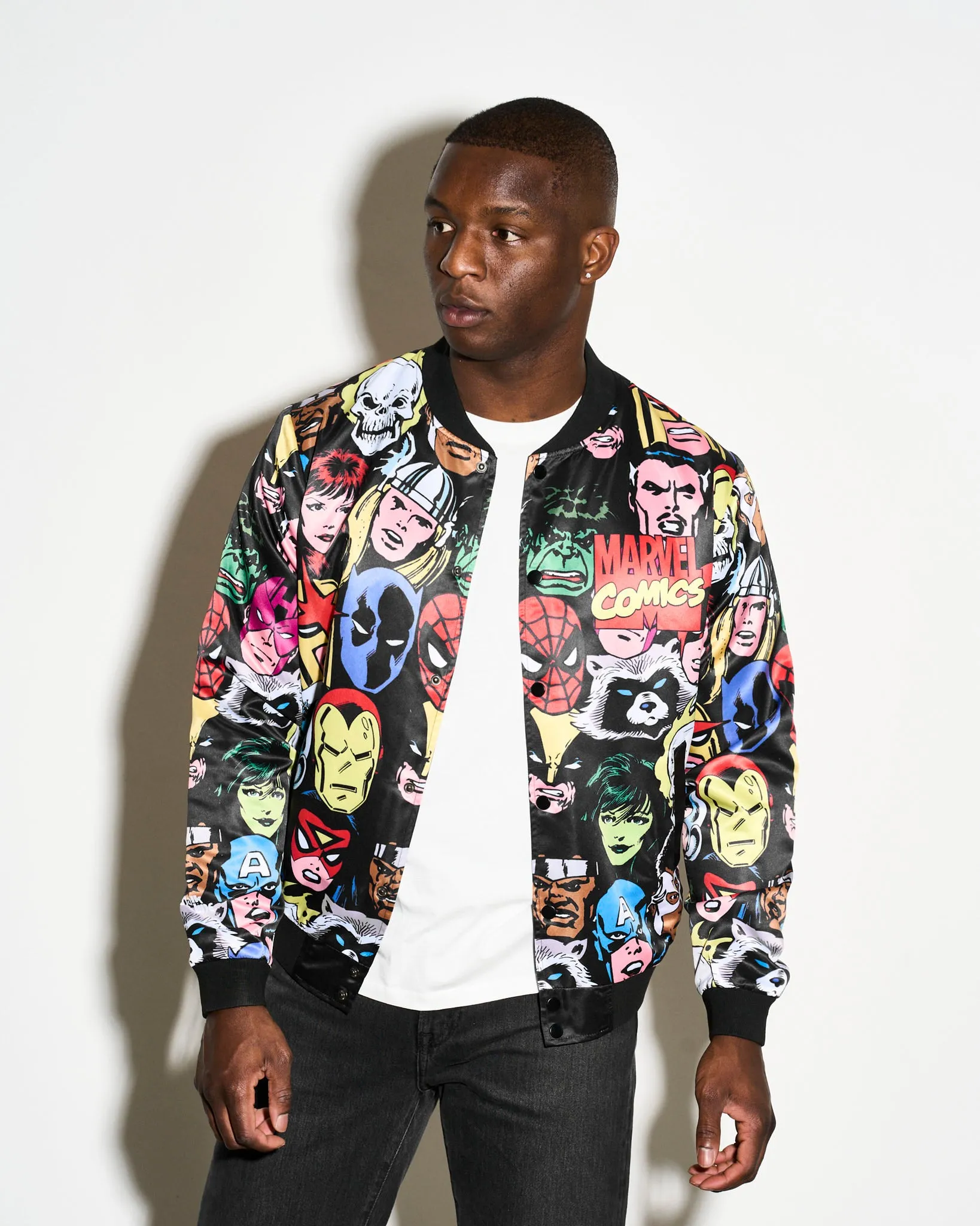 Marvel Comics Heroes Heads Fanimation Jacket