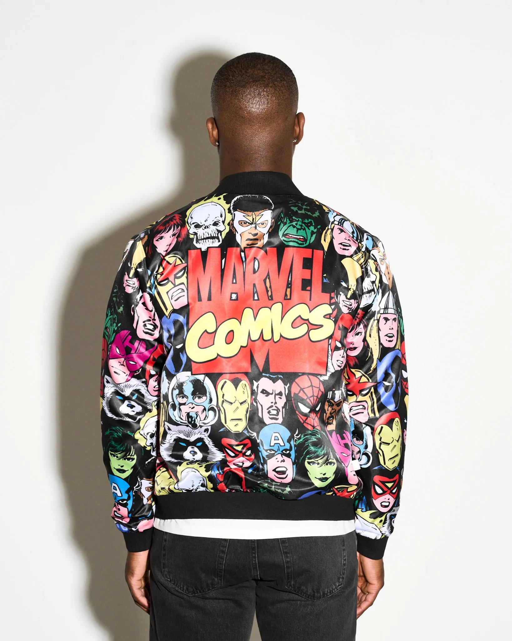 Marvel Comics Heroes Heads Fanimation Jacket