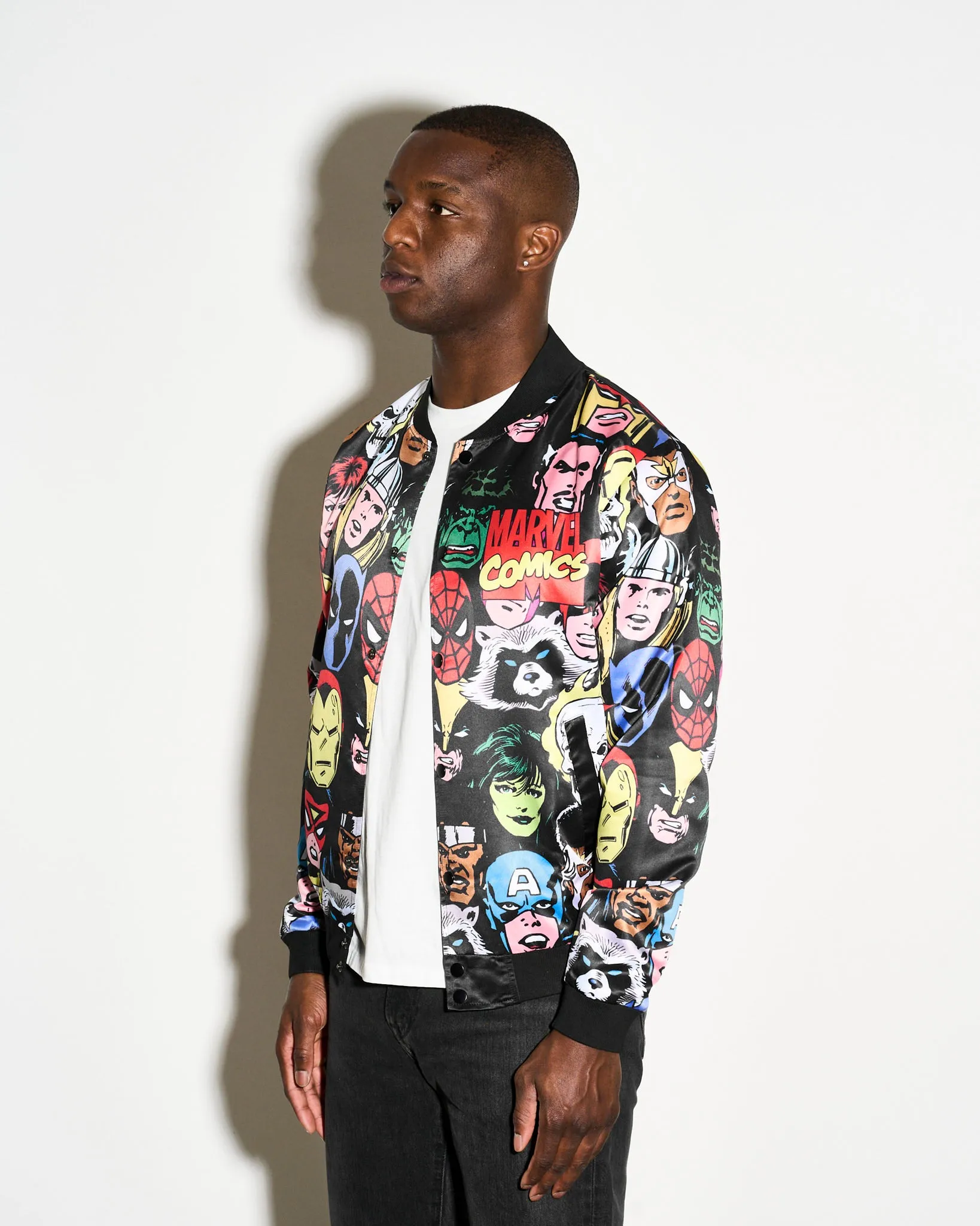 Marvel Comics Heroes Heads Fanimation Jacket