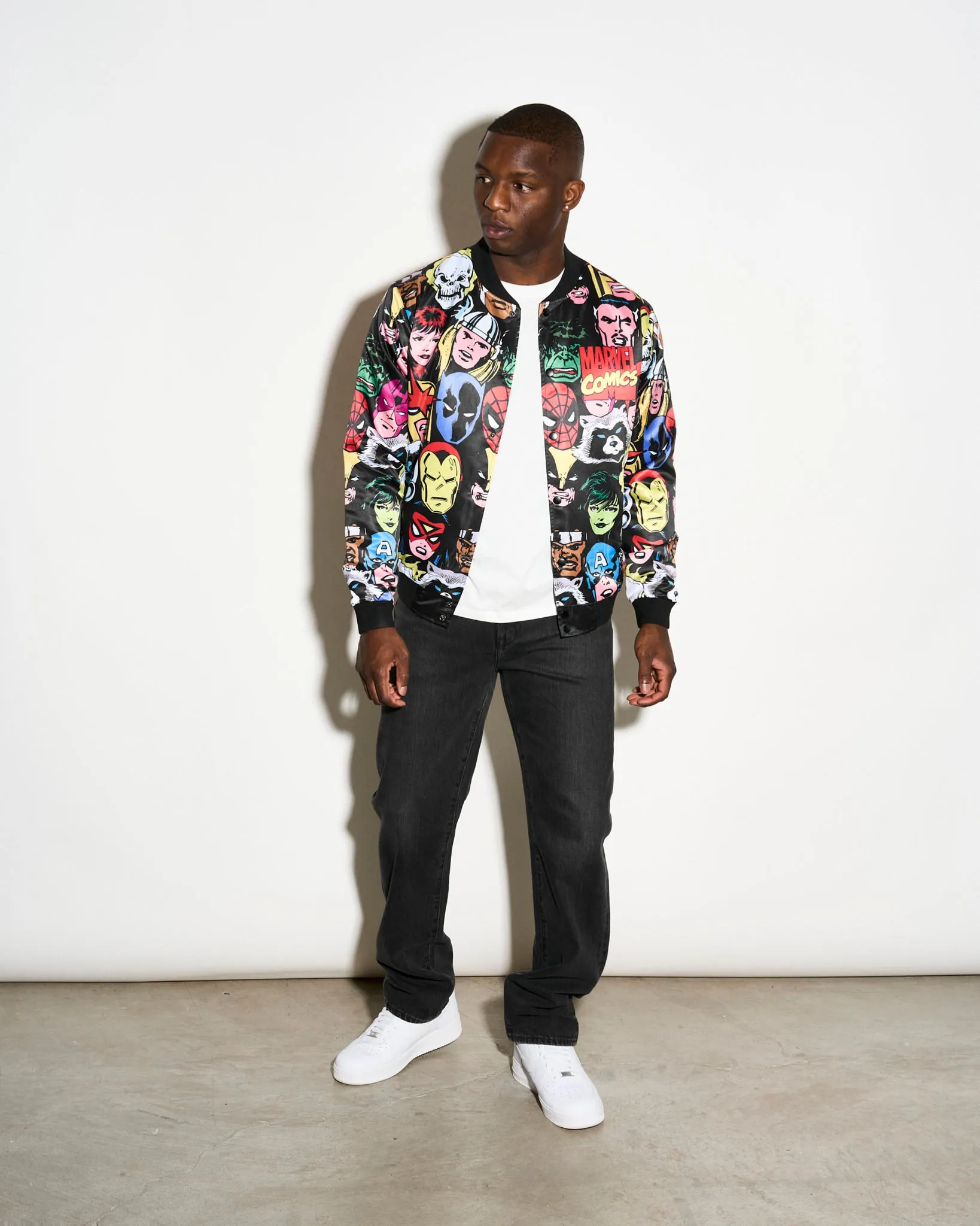 Marvel Comics Heroes Heads Fanimation Jacket