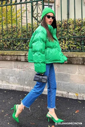 Marvel Short Puffer Jacket