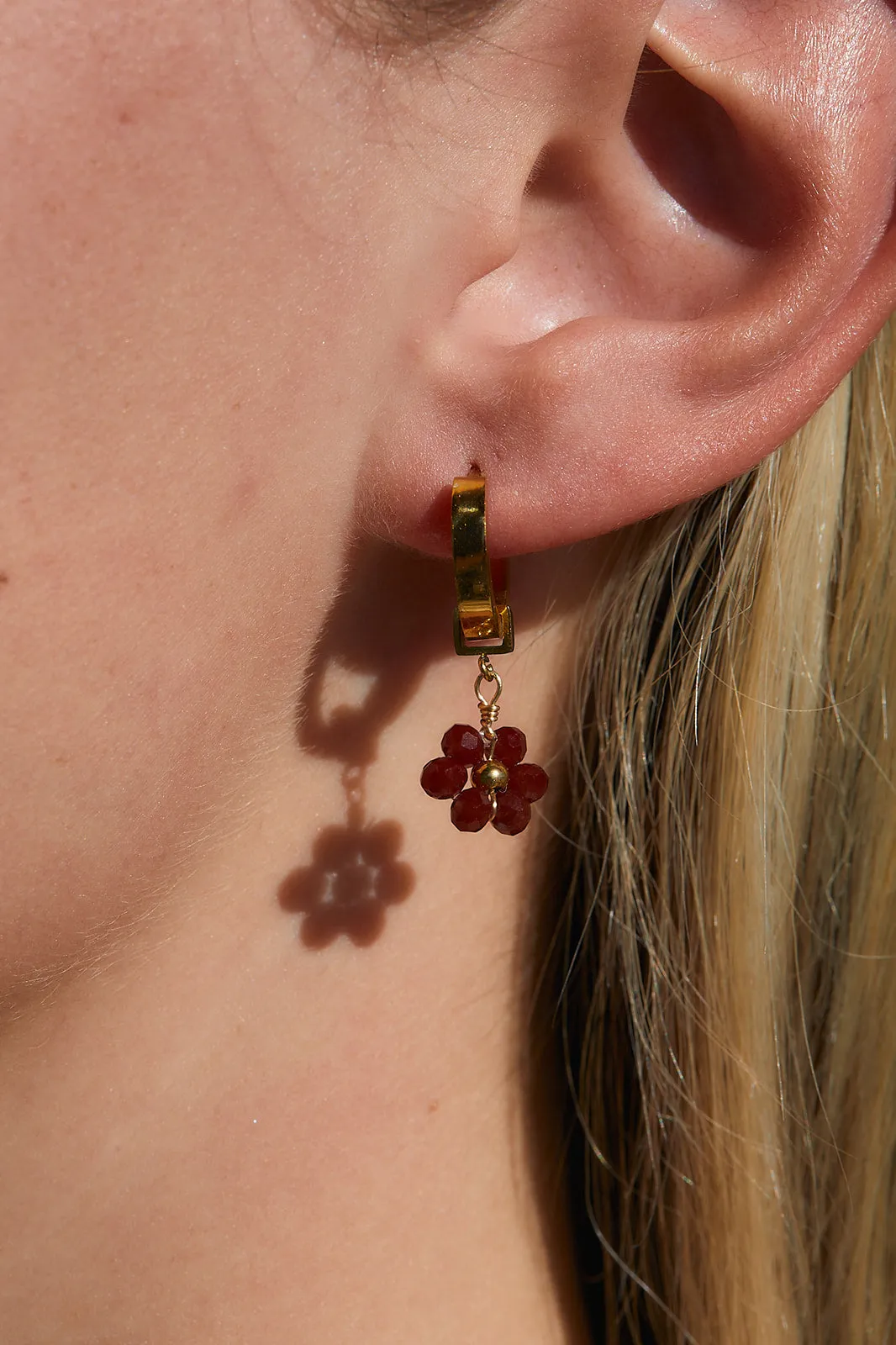 Mini Red Sandy Pearl Charm // The summer turned pretty charm