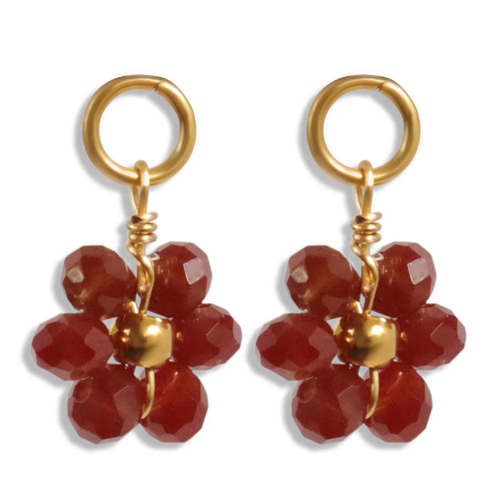 Mini Red Sandy Pearl Charm // The summer turned pretty charm