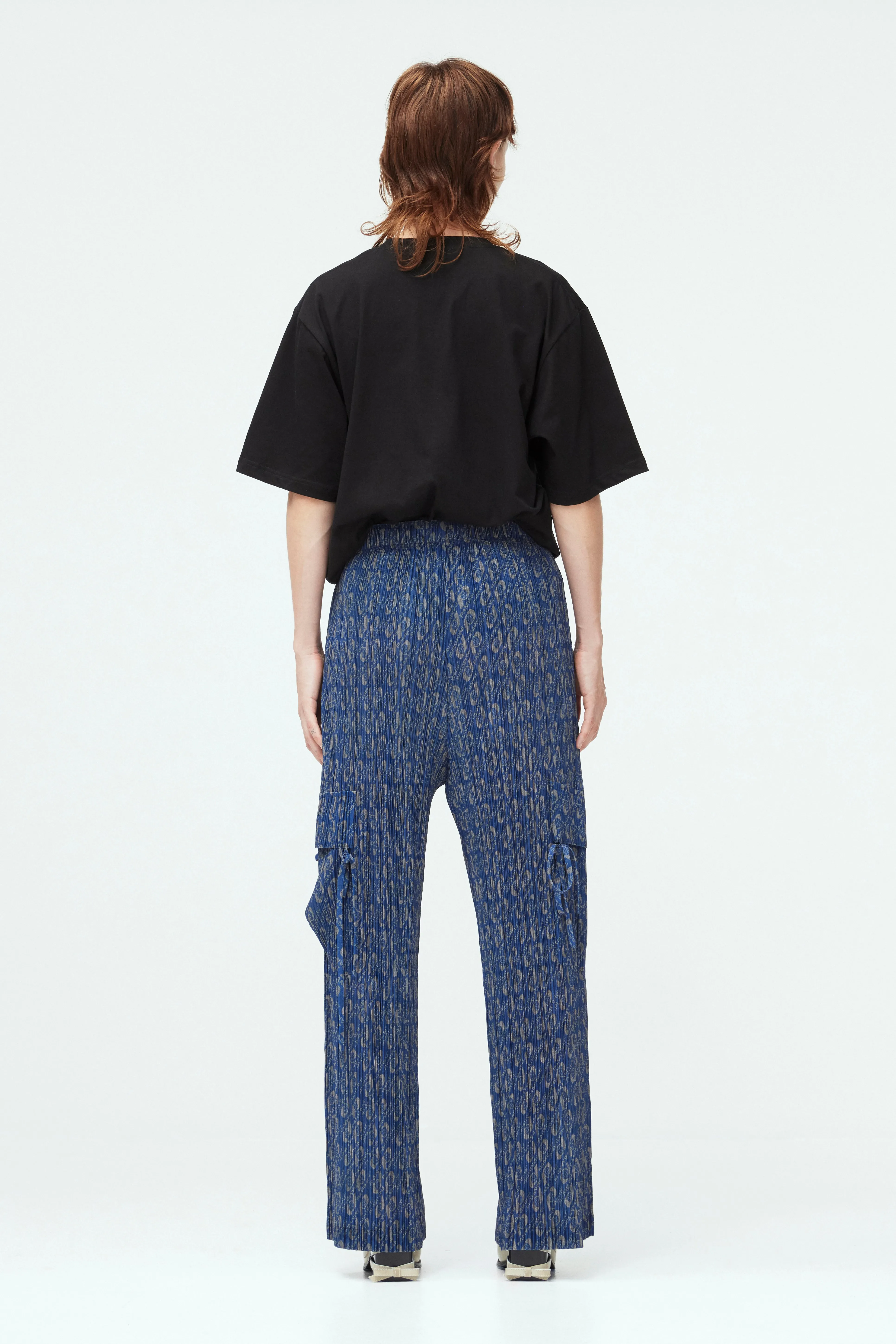 MONOGRAM PLEATED PANTS