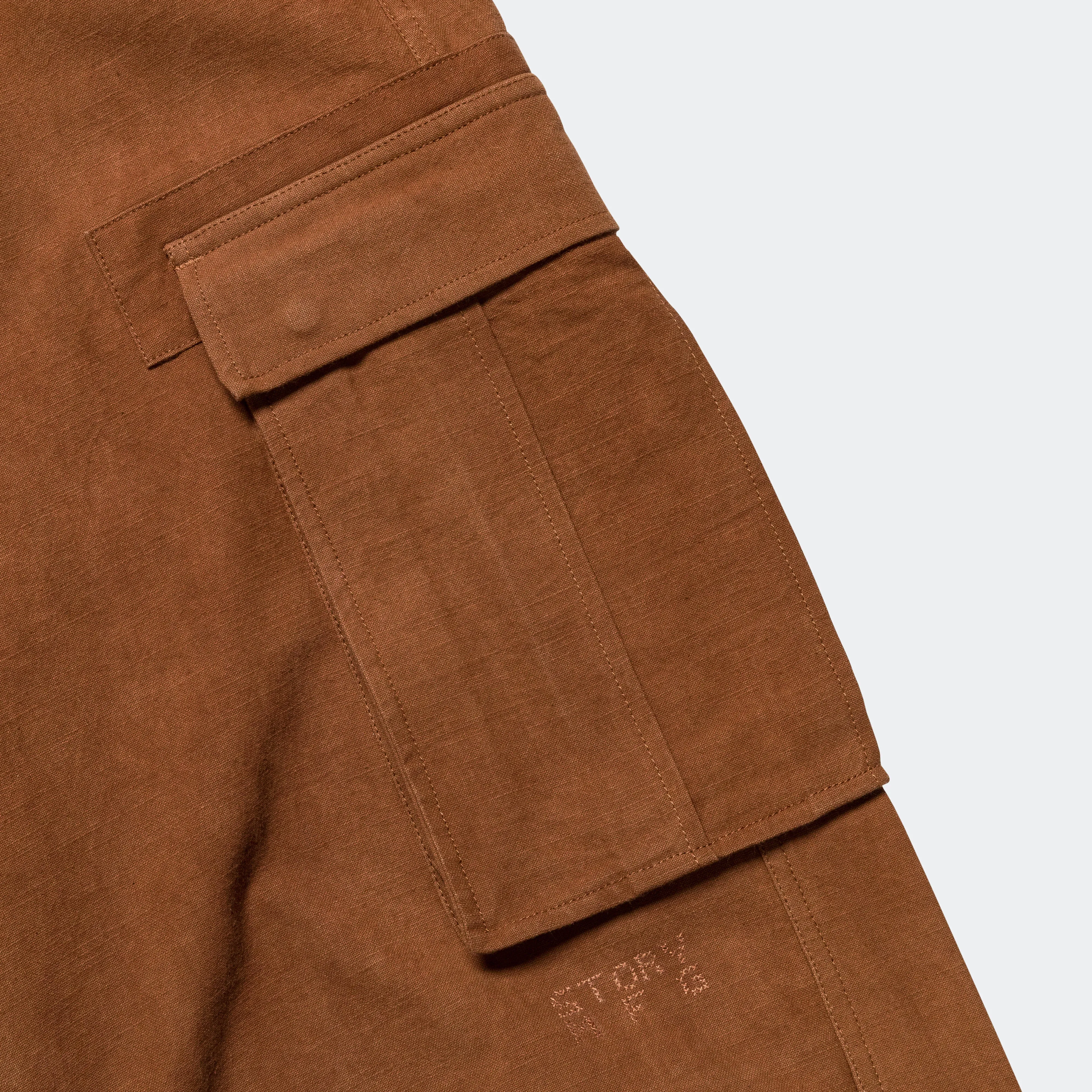 Peace Pants - Bark Brown Slub