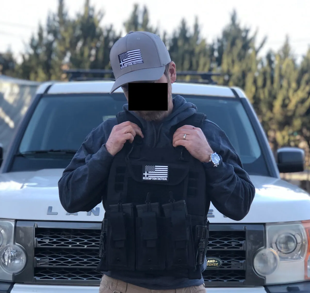 REDEMPTION TACTICAL “RAMBO 2.0“ Quick Release Plate Carrier Vest with TRIPLE MAG pouch