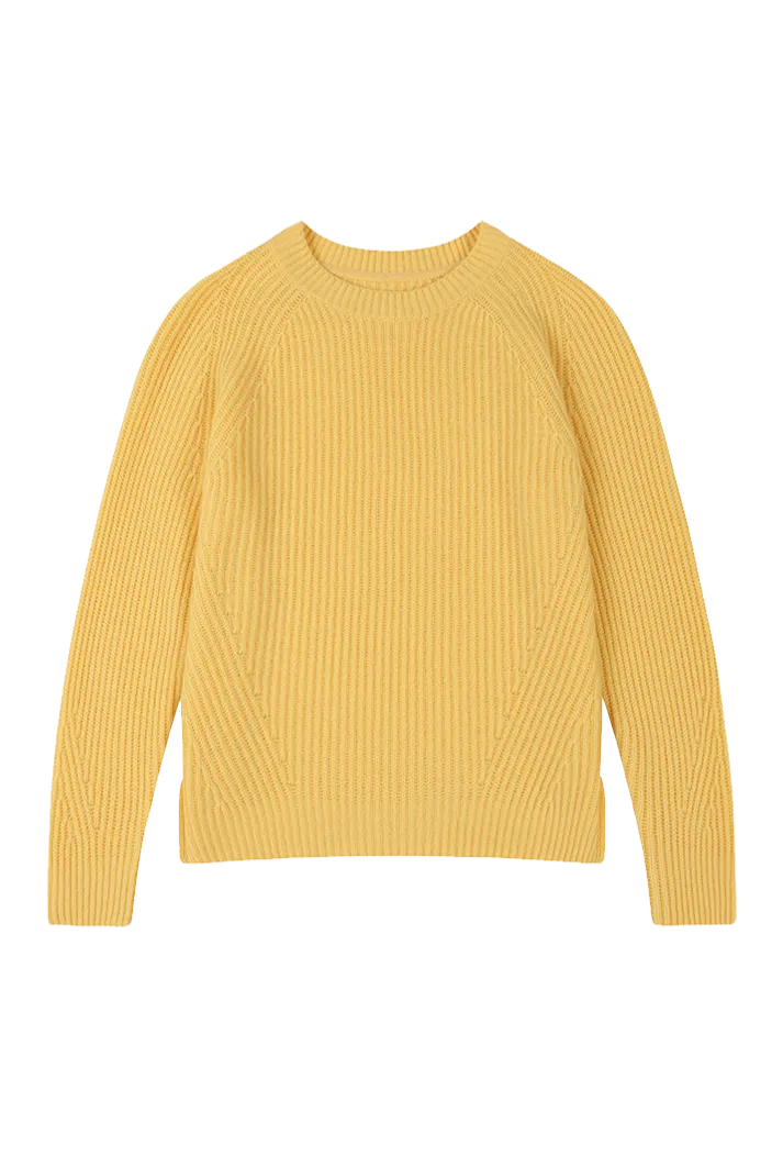 Ribbed Cashmere Sweatshirt