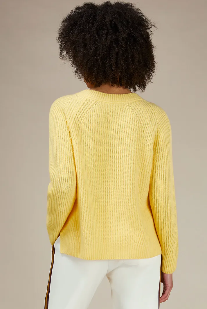 Ribbed Cashmere Sweatshirt