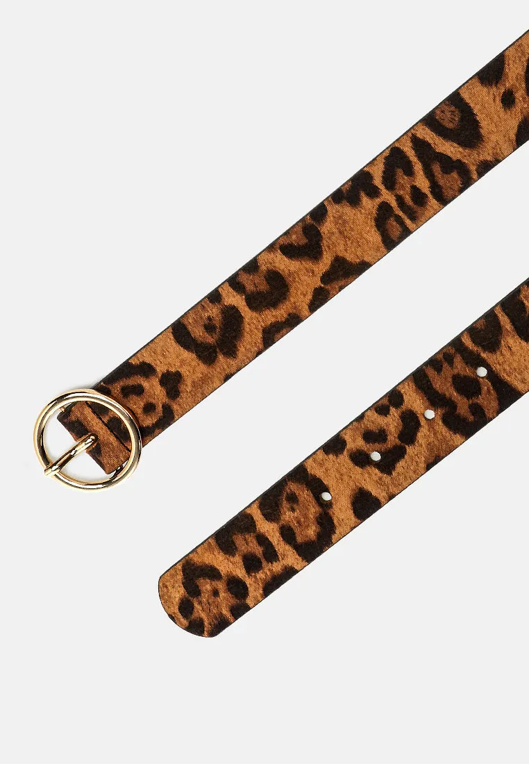 roundabout runway solid casual belt