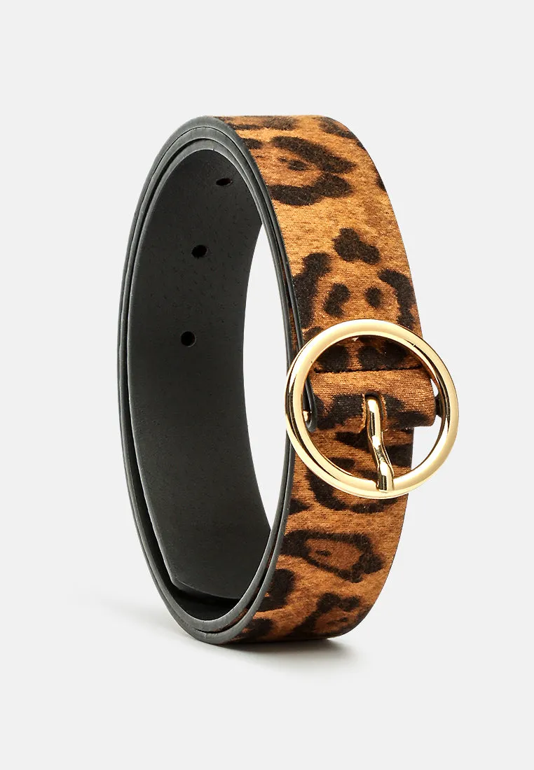 roundabout runway solid casual belt