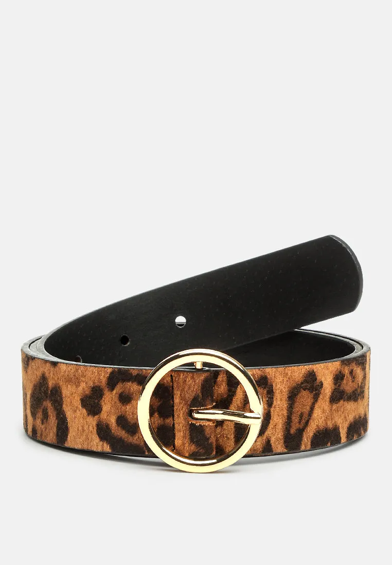 roundabout runway solid casual belt