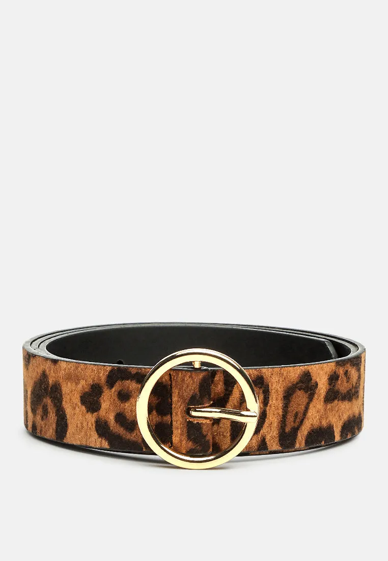 roundabout runway solid casual belt