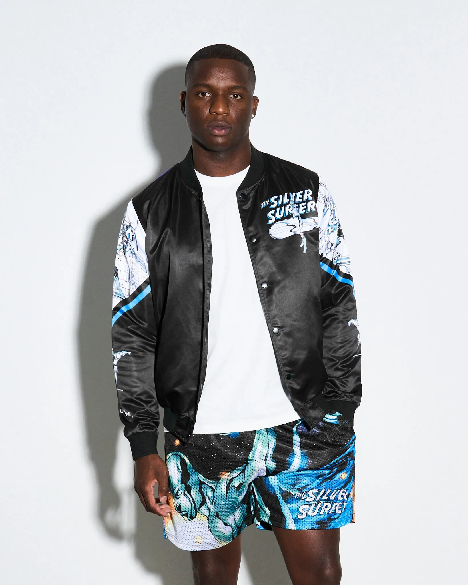 Silver Surfer Fanimation Satin Jacket
